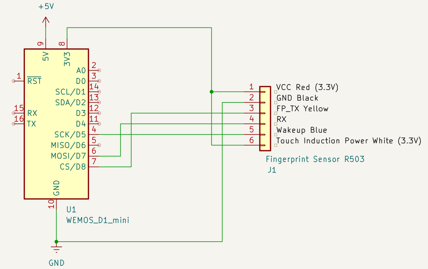 R503 Fingerabdruck-Sensor